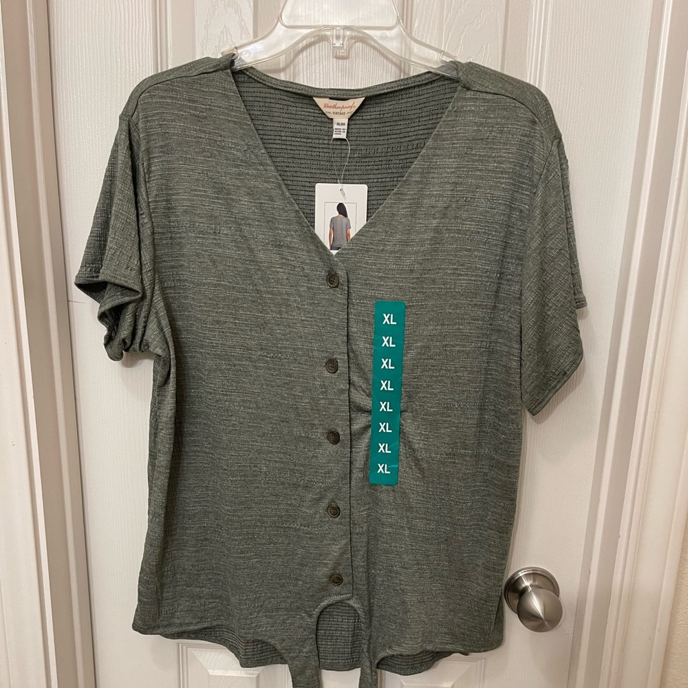 Tie Front Top